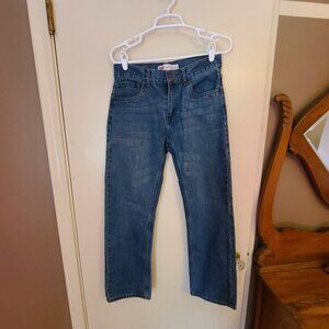 Men's Levi's 505 dark‎ was jeans size 18 29x29 Tall Slender Teen